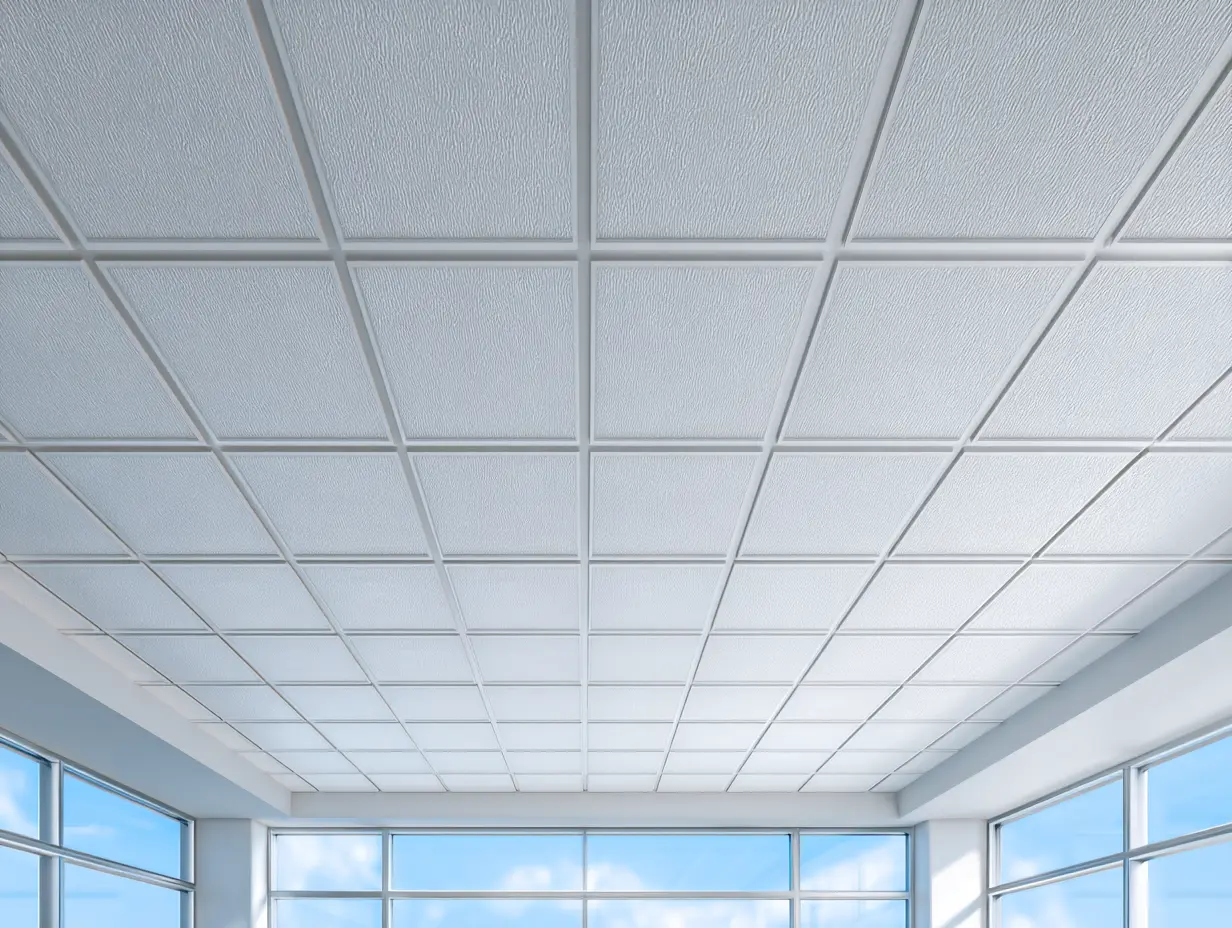 Restaurant ceiling tiles - after